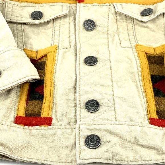 Baby Gap Jacket Indian Head Nickel Blanket 2-3T 100% Cotton - Picture 4 of 7